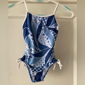 Solare Girls Swimsuit with Side Ties